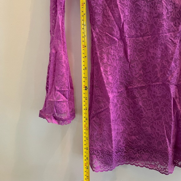 NEVER WORN BRAND NEW! Victoria Secret lace shirt dress lingerie - Picture 3 of 4